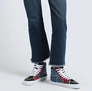 Vans SK8-HI Tartan Daze Multi Plaid Spike Sneakers Men's Size 7.5 Women's Size 9